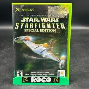 Star Wars Starfighter Special Edition (Microsoft Xbox, 2001) Complete W/ Manual